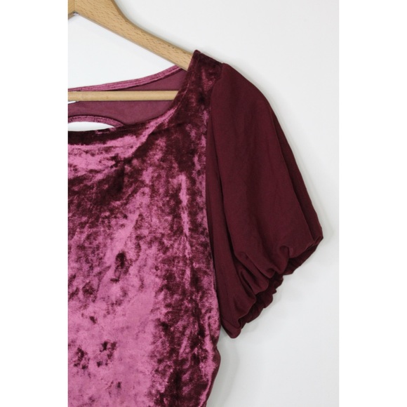 Free People Midnight Mood Velvet Crop Top - Picture 5 of 10